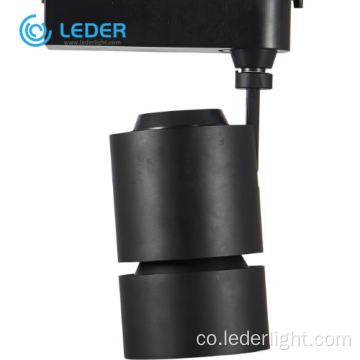 LEDER Watt Lampada da pista LED nera brillanti